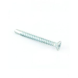 پیچ سرمته چهارسو ؛ گالوانیزه ؛ سرتخت ؛ قطر 3.9mm ، طول 38mm