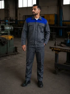 لباس کار اورال پرهام طوسی آبی
