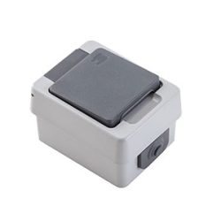 پریز بارانی روکار درب دار